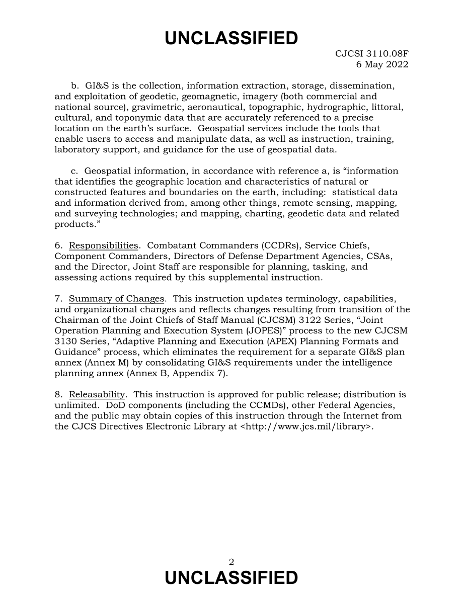 CJCSI 3110.08F 地理空间信息和服务联合战略战役计划补充说明.pdf_第2页