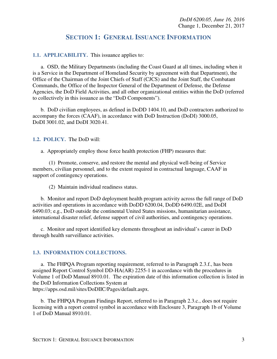 DoDI 6200.05 部队健康保护质量保证（FHPQA）计划.pdf_第3页