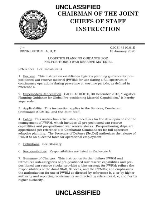 CJCSI 4310.01E 预备役物资的后勤规划指南.pdf
