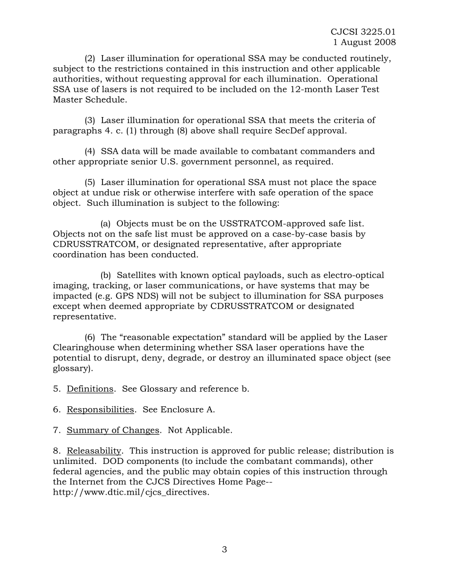 CJCSI 3225.01  用激光照亮太空物体.pdf_第3页