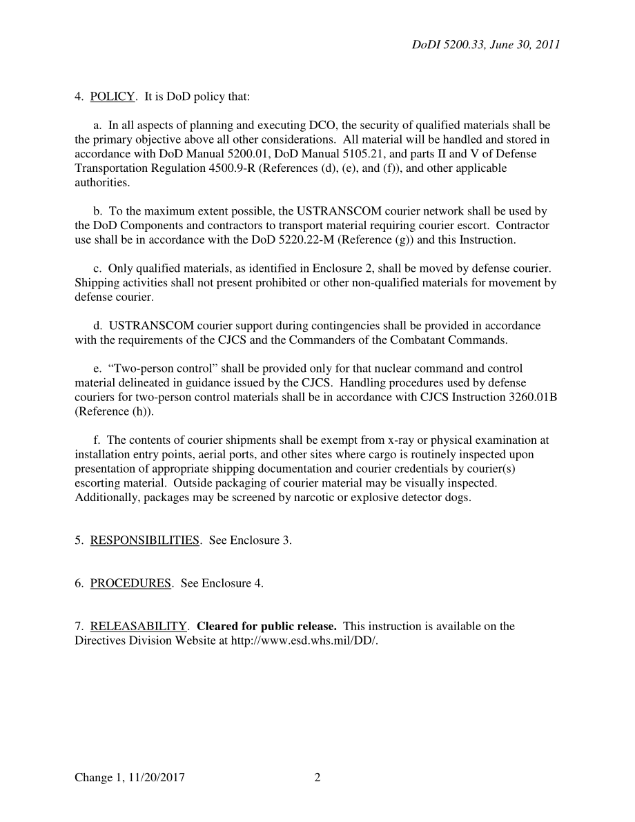 DoDI 5200.33 国防信使行动（DCO）.pdf_第2页