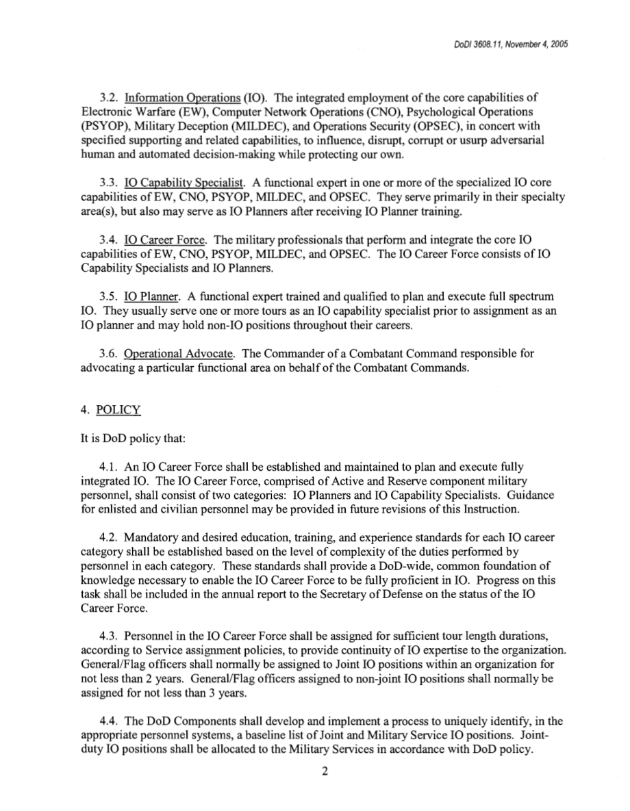 DoDI 3608.11 信息运营职业力量.pdf_第2页