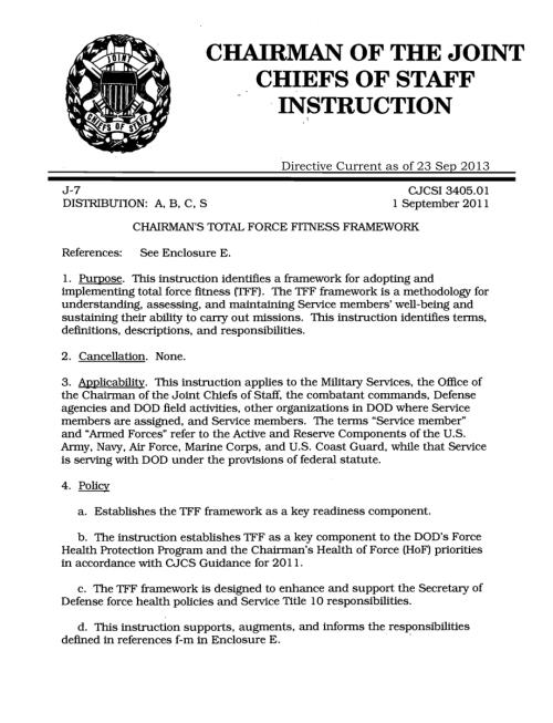 CJCSI 3405.01  主席的全员健身框架.pdf