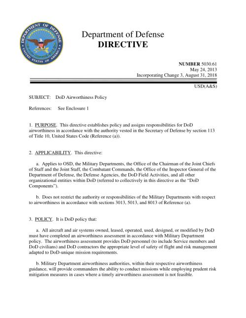 DoDD 5030.61 国防部适航政策.pdf