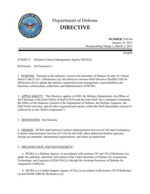 DoDD 5105.64 国防合同管理局（DCMA）.pdf