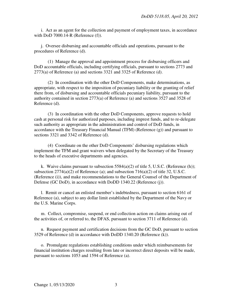 DoDD 5118.05 国防财务和会计服务（DFAS）.pdf_第3页