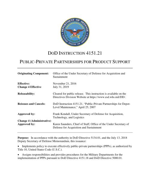 DoDI 4151.21 产品支持的公私合作伙伴关系.pdf
