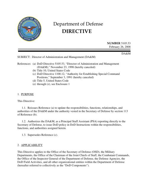 DoDD 5105.53 行政及管理总监（DA&M）.pdf
