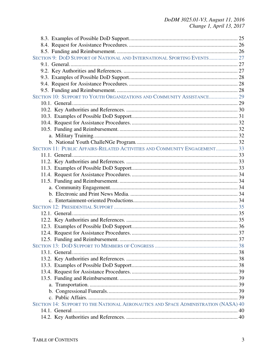 DoDM 3025.01 Volume 3 民事当局的国防支持：预先计划的国防部对执法机构、特别活动、社区参与和其他非国防部实体的支持.pdf_第3页