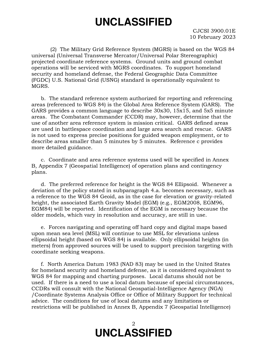 CJCSI 3900.01E 位置（点和面积）参考程序.pdf_第2页