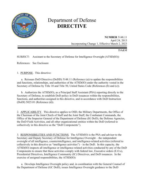 DoDD 5148.11 国防部长情报监督助理（ATSD（IO））.pdf