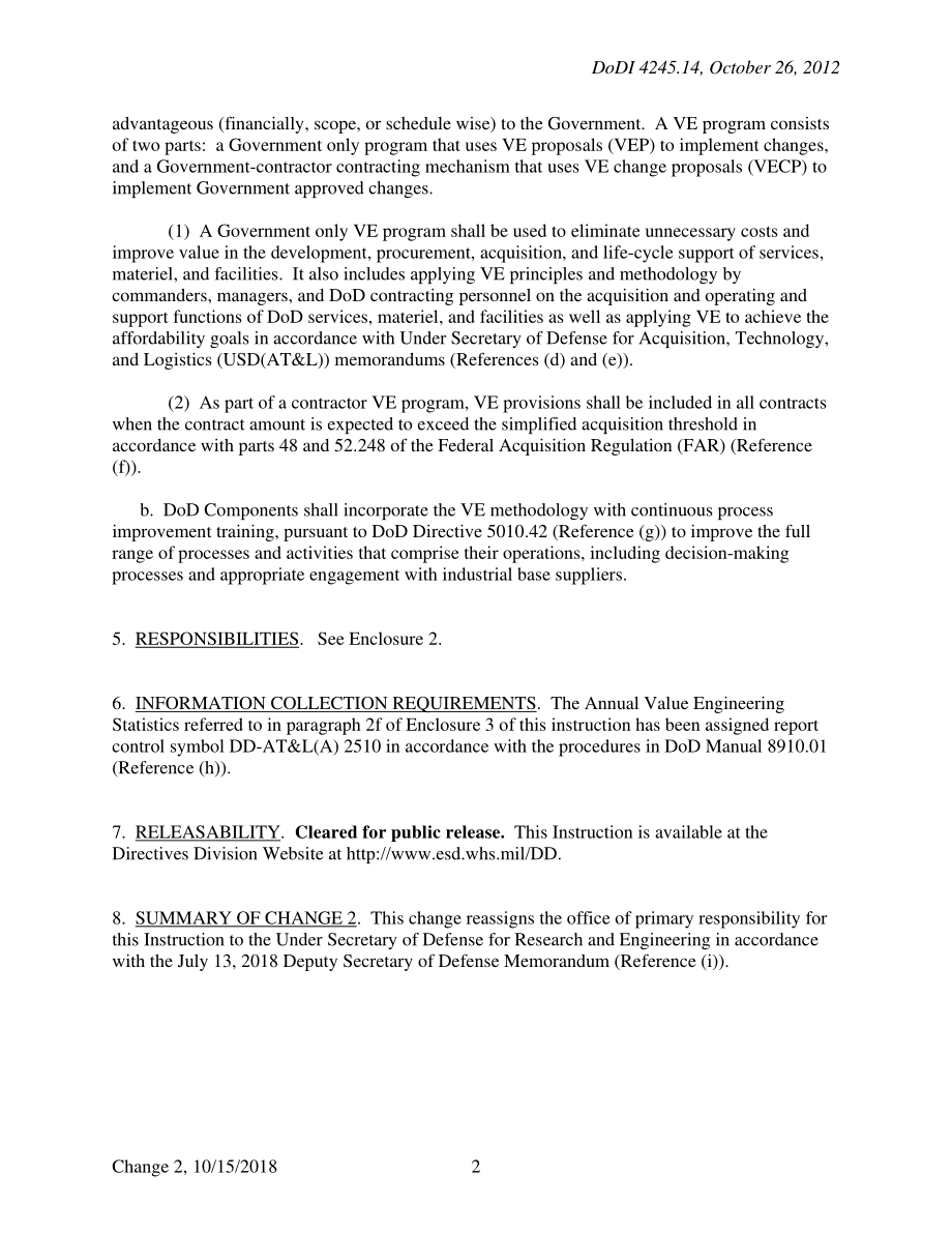 DoDI 4245.14 国防部价值工程（VE）计划.pdf_第2页