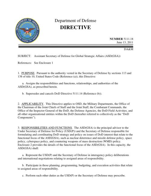 DoDD 5111.18 国防部全球战略事务助理部长（ASD（GSA））.pdf