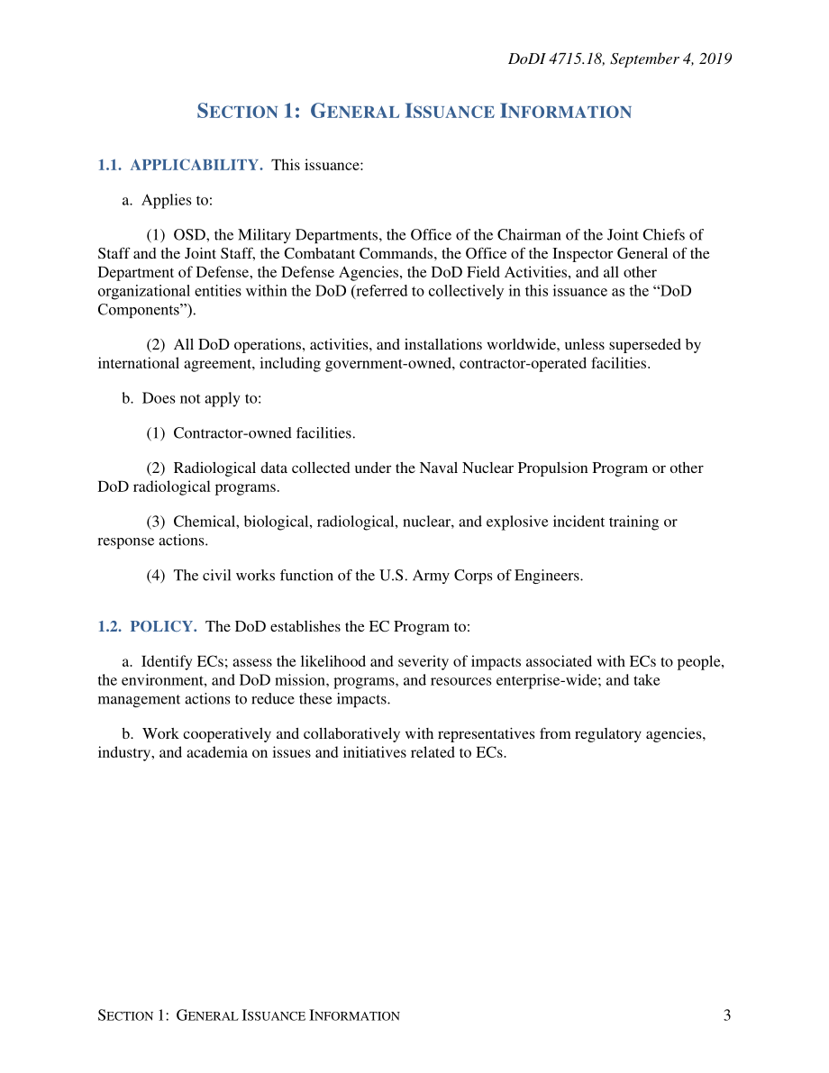 DoDI 4715.18 环境关注的新兴化学品（ECS）.pdf_第3页