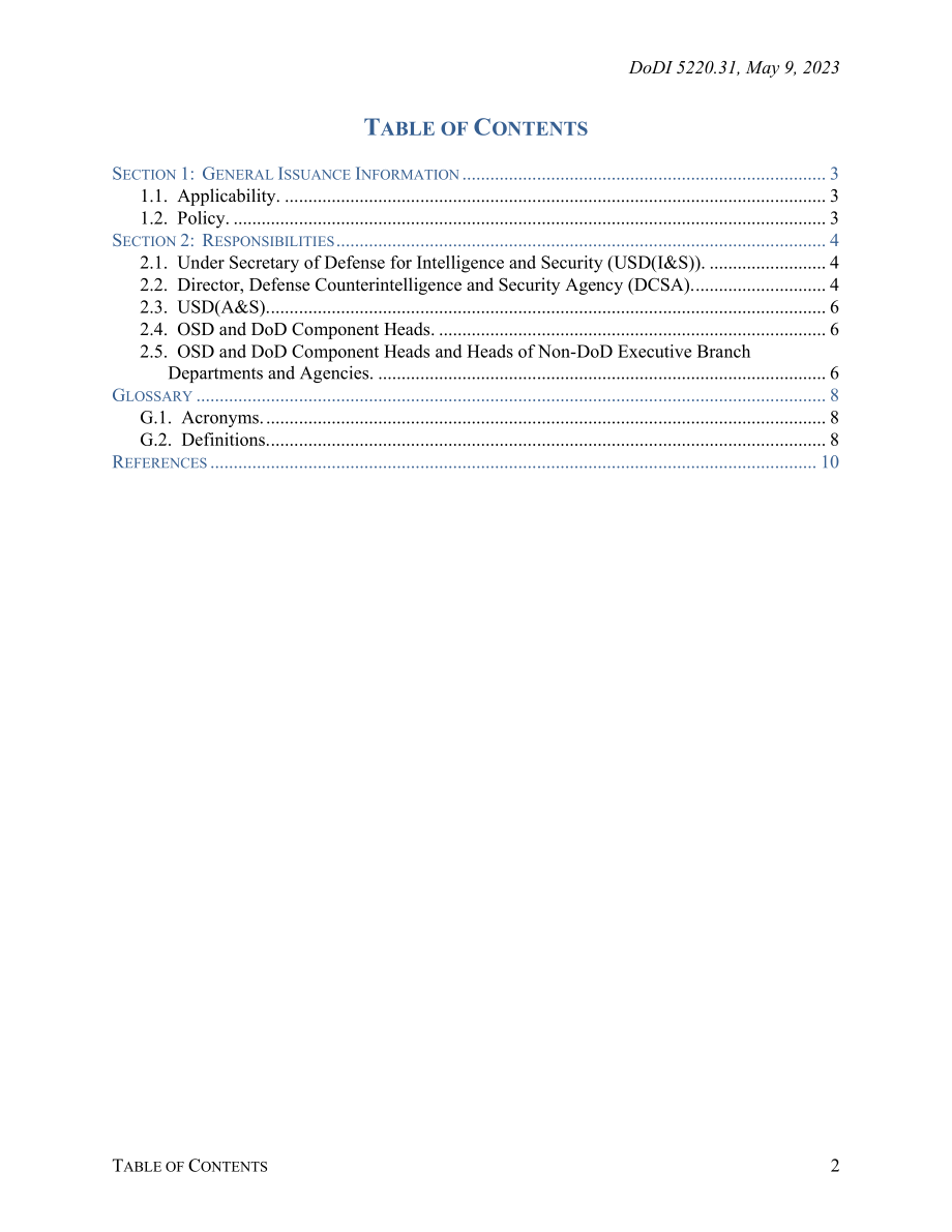 DoDI 5220.31 国家工业安全计划.pdf_第2页