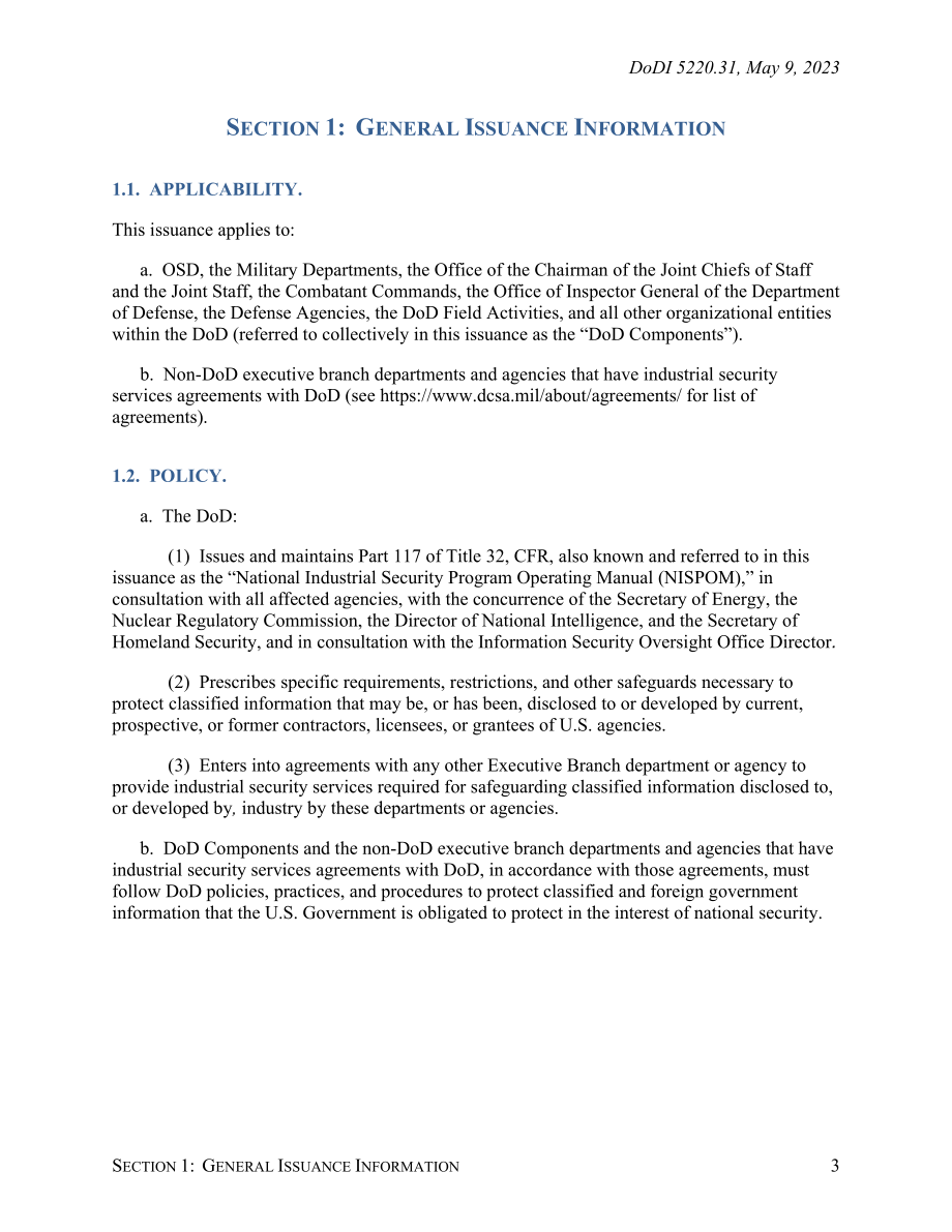 DoDI 5220.31 国家工业安全计划.pdf_第3页