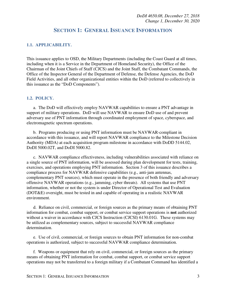 DoDI 4650.08 定位、导航、定时和导航战.pdf_第3页