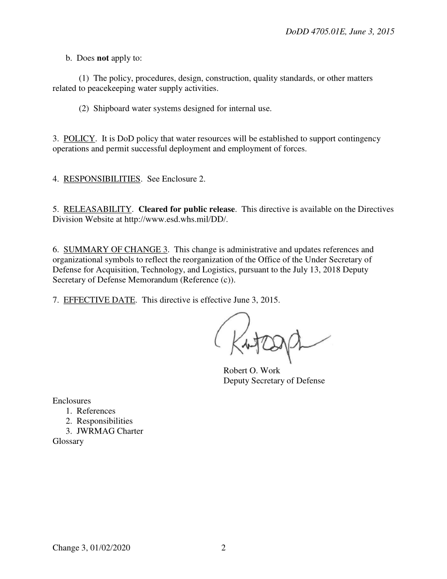 DoDD 4705.01E 支持应急行动的陆地水资源管理.pdf_第2页