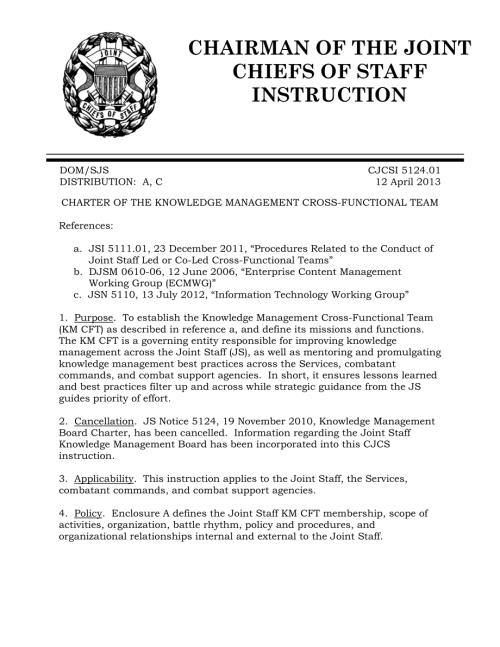 CJCSI 5124.01  知识管理跨职能小组章程.pdf