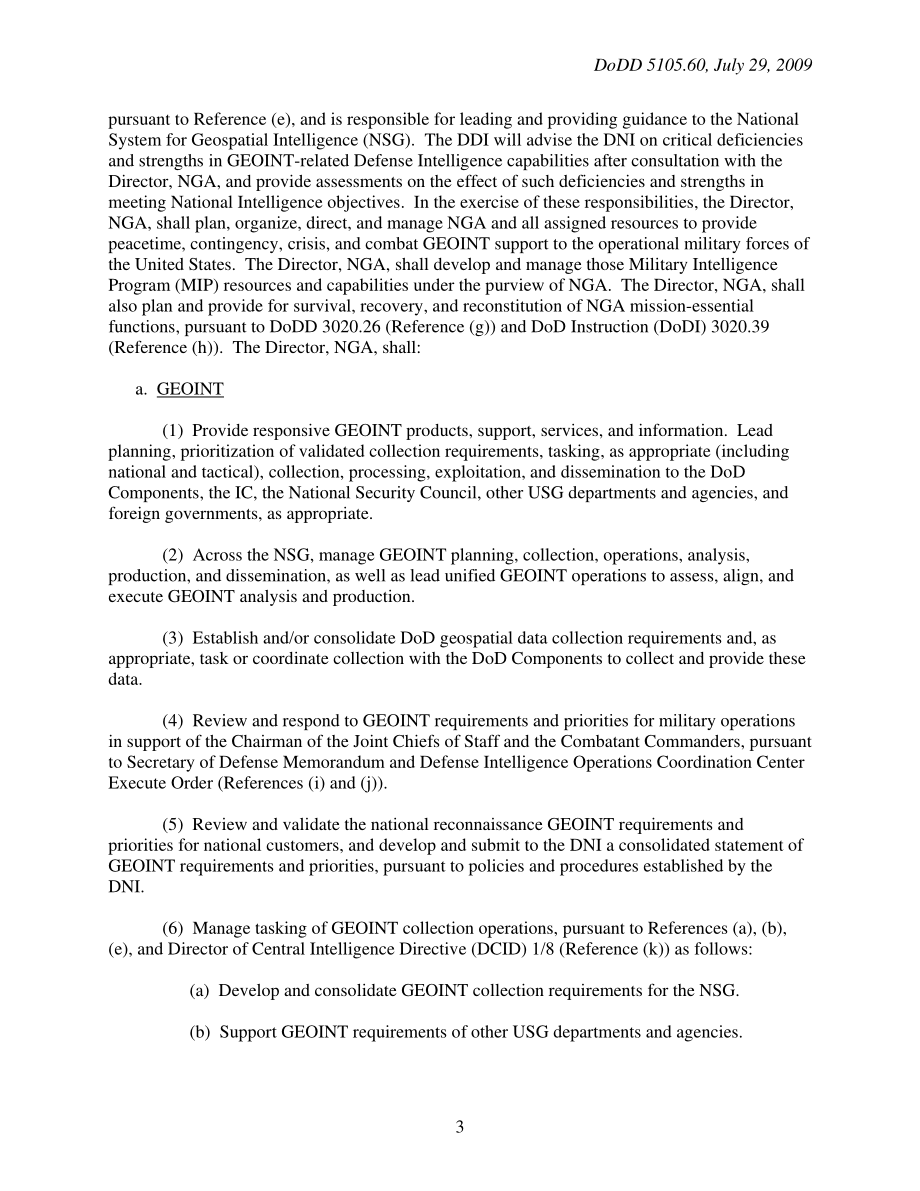 DoDD 5105.60 国家Geospatial-IntelligenceNGA.pdf_第3页