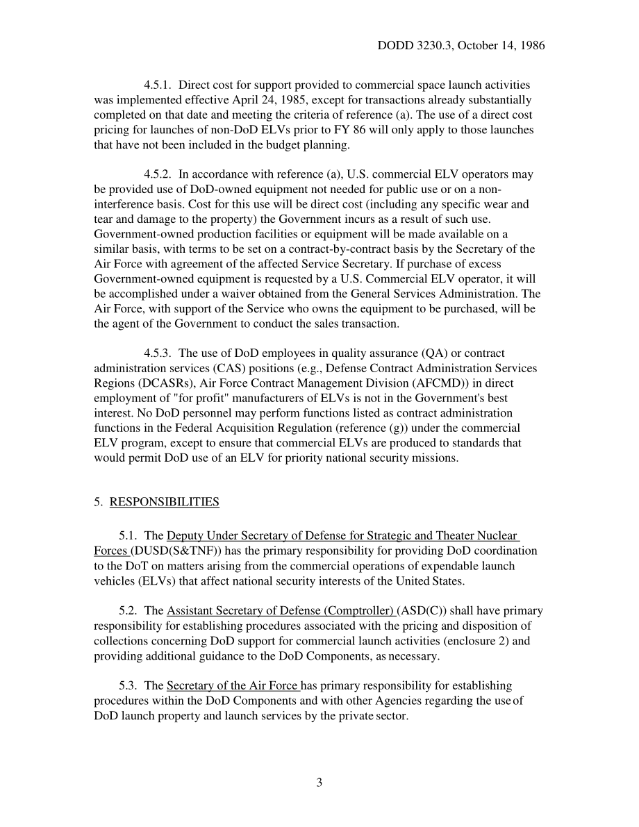 DoDD 3230.3 国防部支持商业太空发射活动.pdf_第3页
