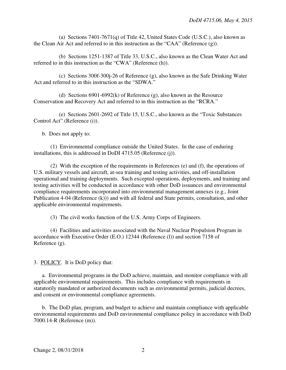 DoDI 4715.06 美国的环境合规.pdf_第2页
