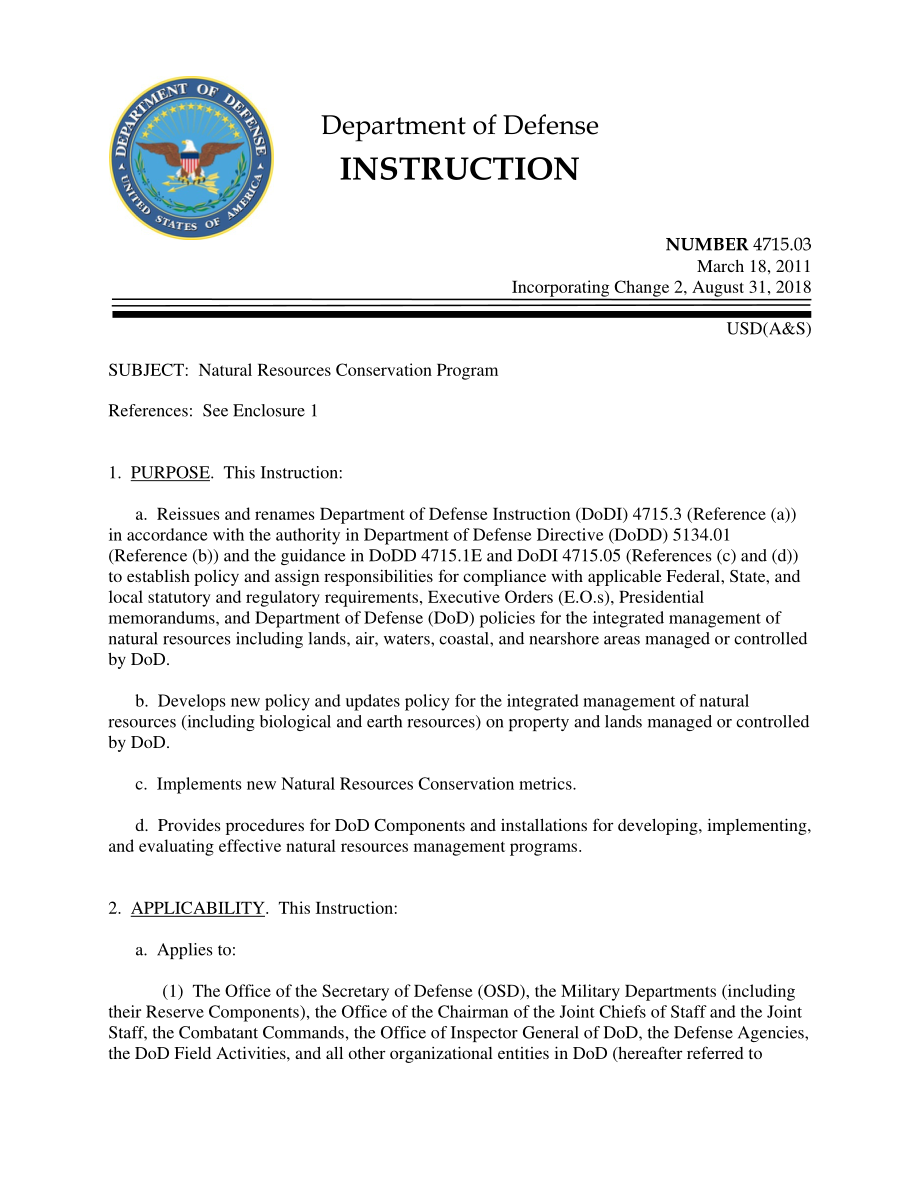 DoDI 4715.03 自然资源保护计划.pdf_第1页