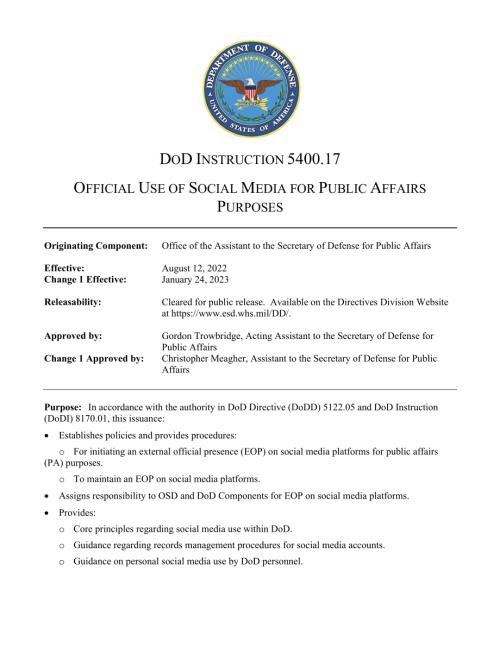 DoDI 5400.17 社交媒体在公共事务中的官方使用.pdf