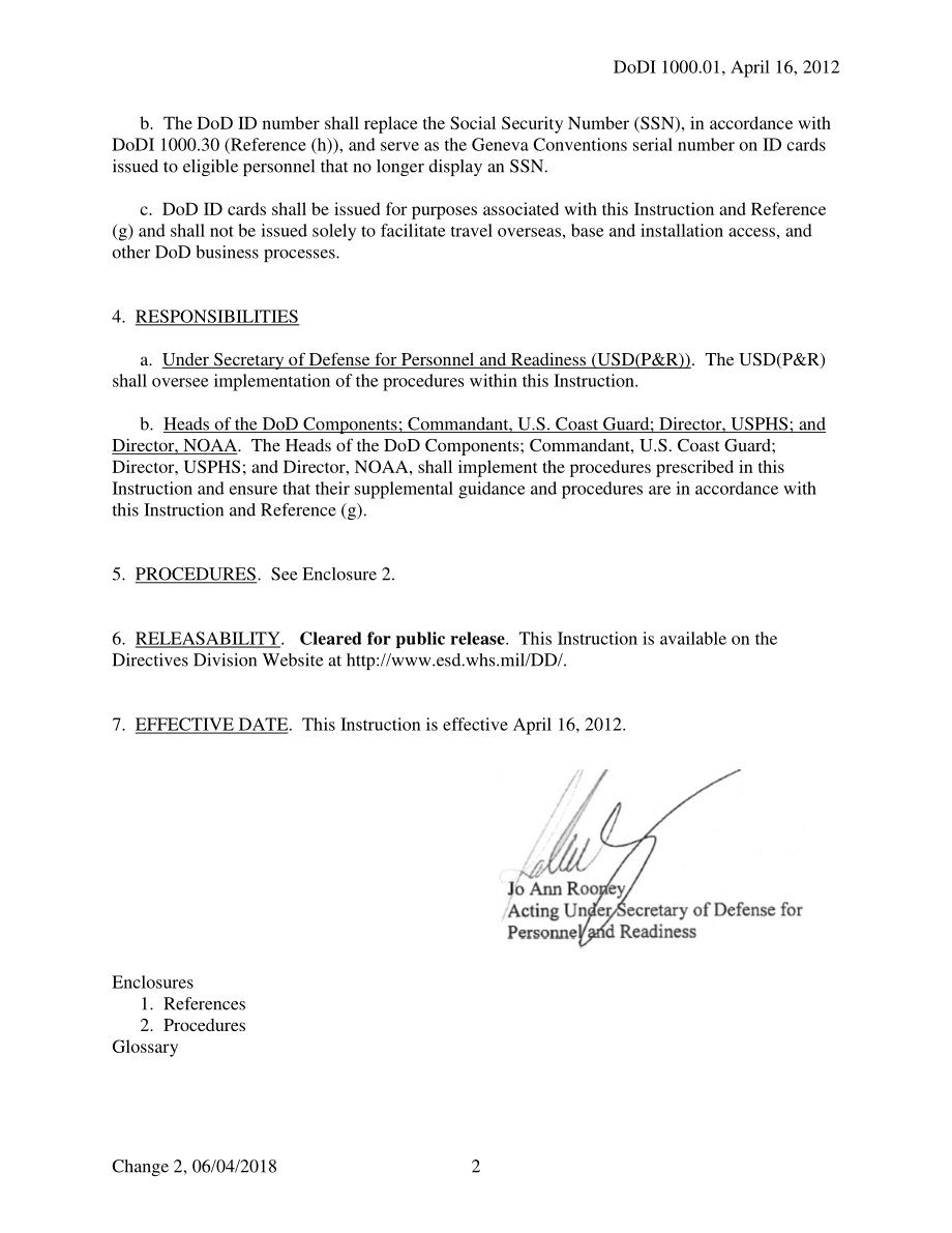 DoDI 1000.01 日内瓦公约要求的身份证（ID）.pdf_第2页