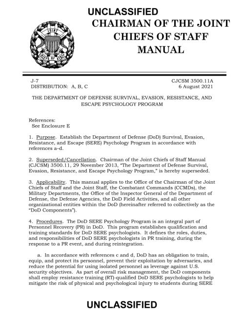 CJCSM 3500.11A 国防部生存、逃避、抵抗和逃脱心理学计划.pdf
