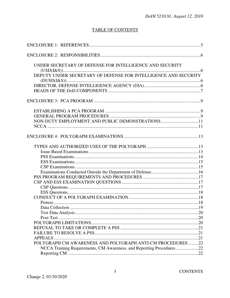 DoDI 5210.91 测谎和可信度评估（PCA）程序.pdf_第3页