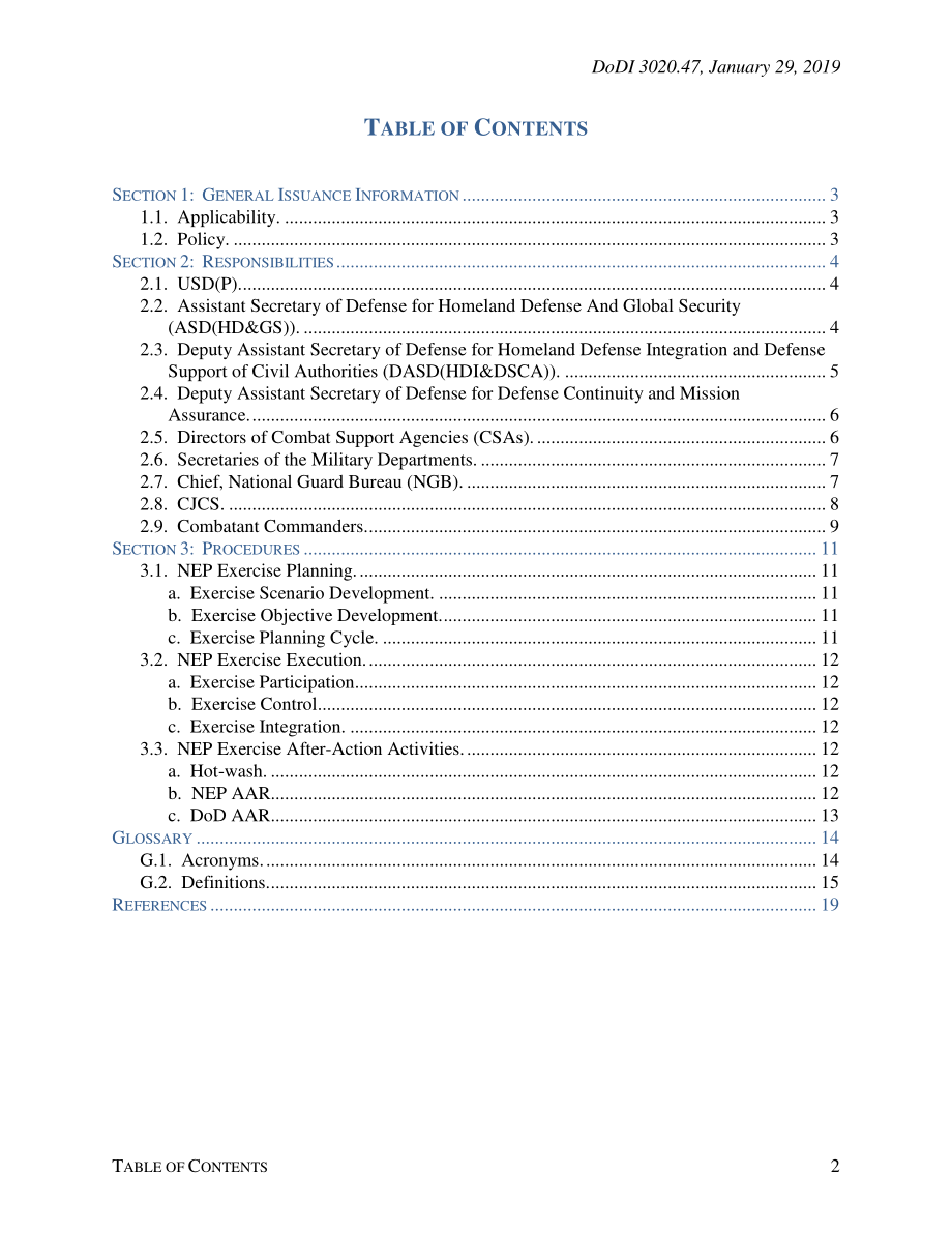 DoDI 3020.47 国防部参与国家演习计划（NEP）.pdf_第2页
