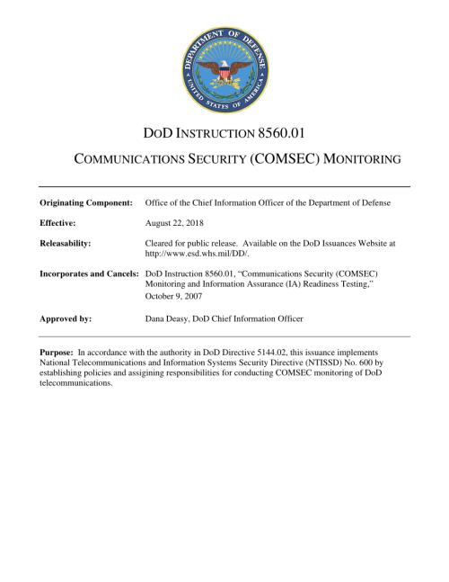 DoDI 8560.01 通信安全（COMSEC）监控.pdf