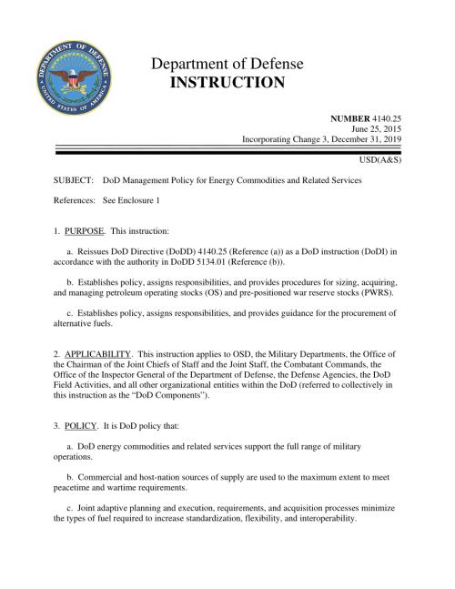 DoDI 4140.25 美国国防部能源商品及相关服务管理政策.pdf