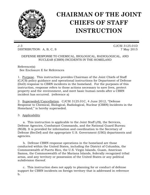 CJCSI 3125.01D 国内化学、生物、放射和核( CBRN )事件的防御响应.pdf