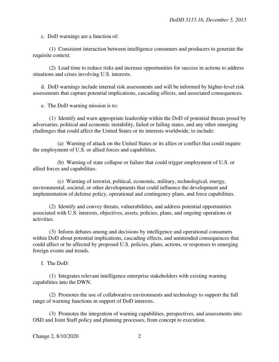 DoDD 3115.16 国防预警网络.pdf_第2页