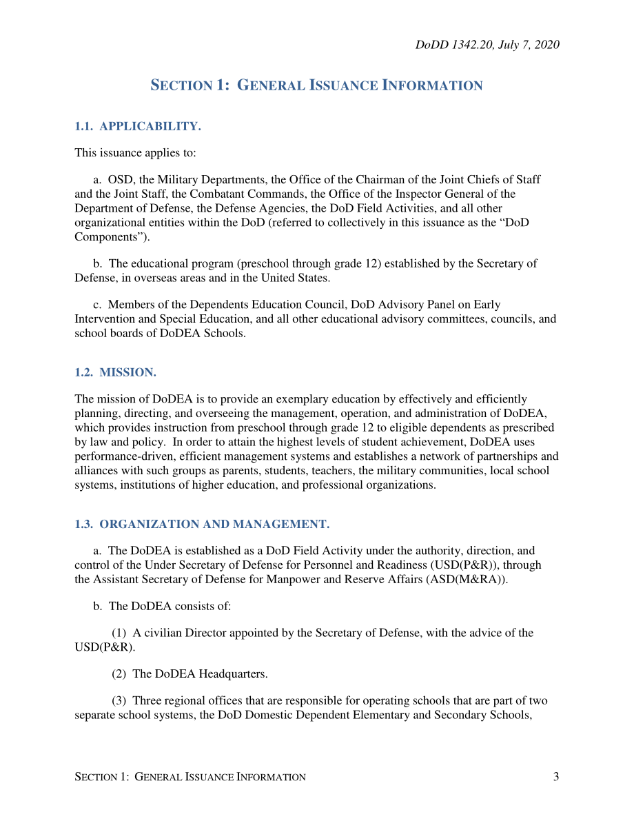 DoDD 1342.20 国防部教育活动（DoDEA）.pdf_第3页
