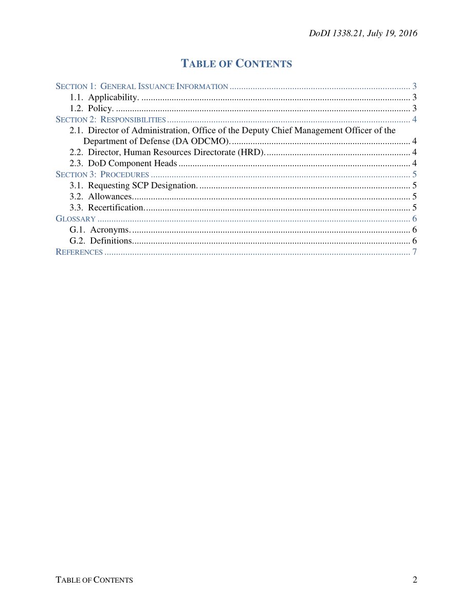 DoDI 1338.21 特殊指挥职位（SCPS）.pdf_第2页