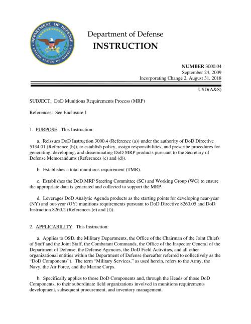 DoDI 3000.04 国防部弹药需求流程（MRP）.pdf