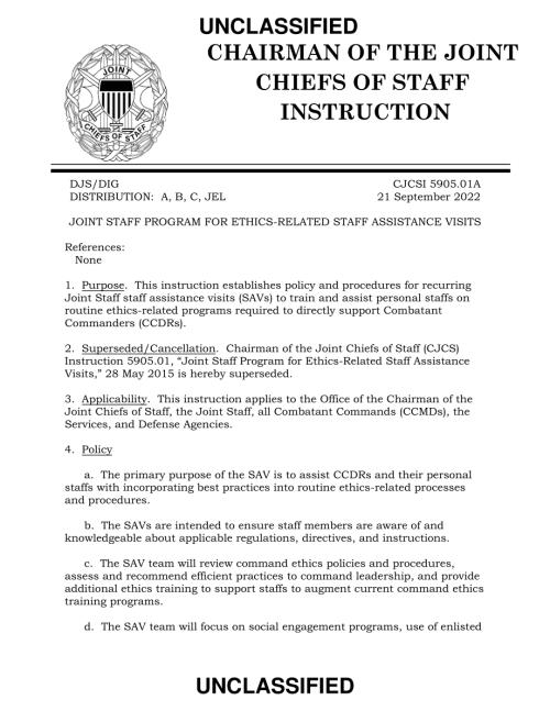 CJCSI 5905.01A 道德操守相关工作人员援助访问联合工作人员计划.pdf