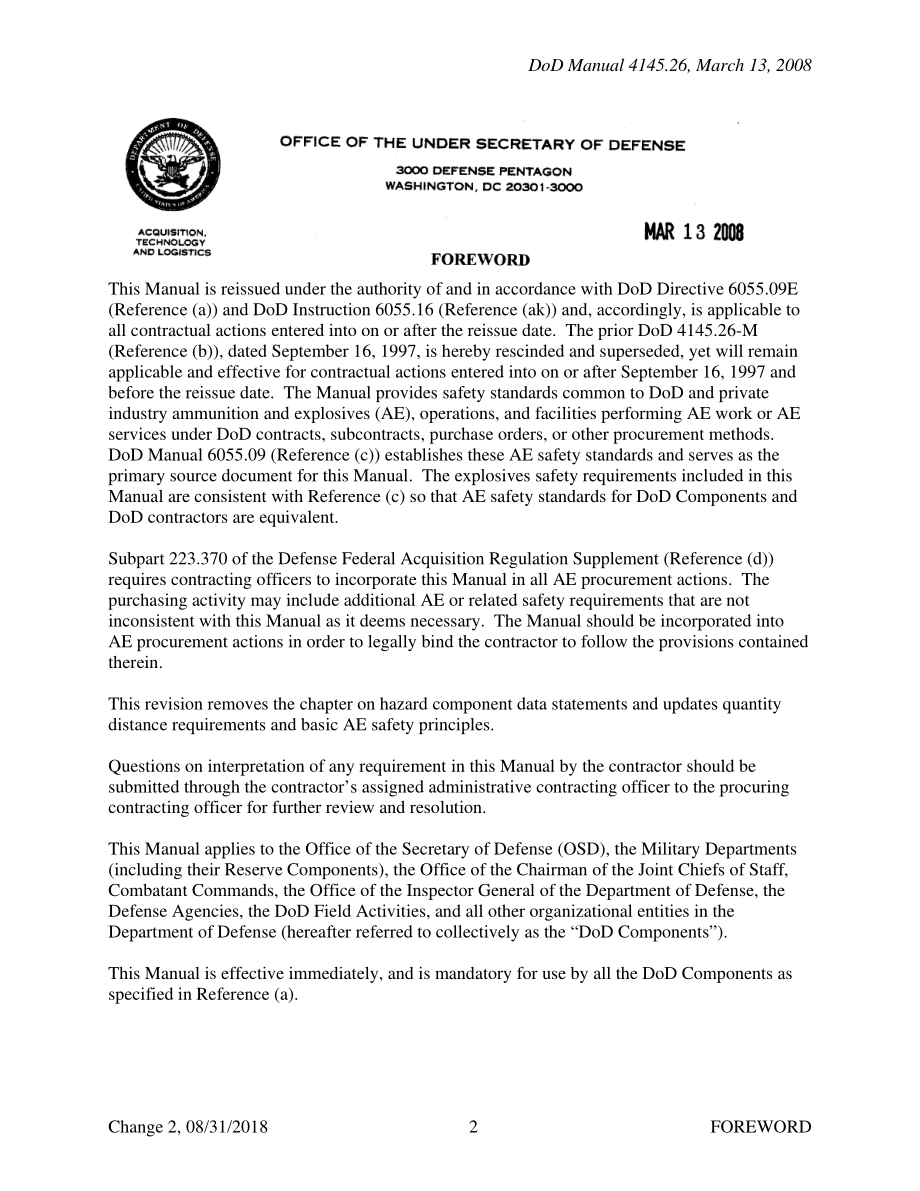 DoD 4145.26-M 国防部承包商弹药和爆炸物安全手册.pdf_第2页