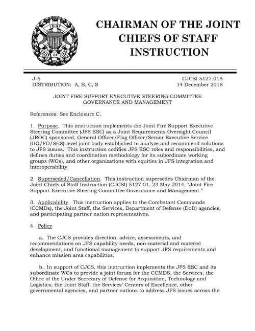 CJCSI 5127.01A 联合消防支援执行指导委员会治理和管理.pdf
