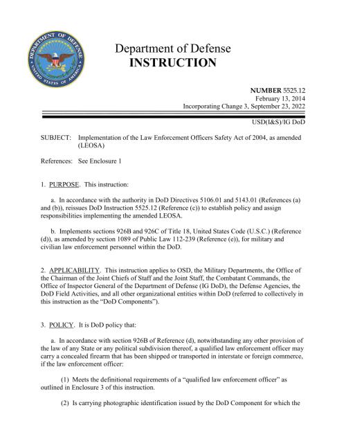 DoDI 5525.12 经修订的2004年执法人员安全法（LEOSA）的实施.pdf
