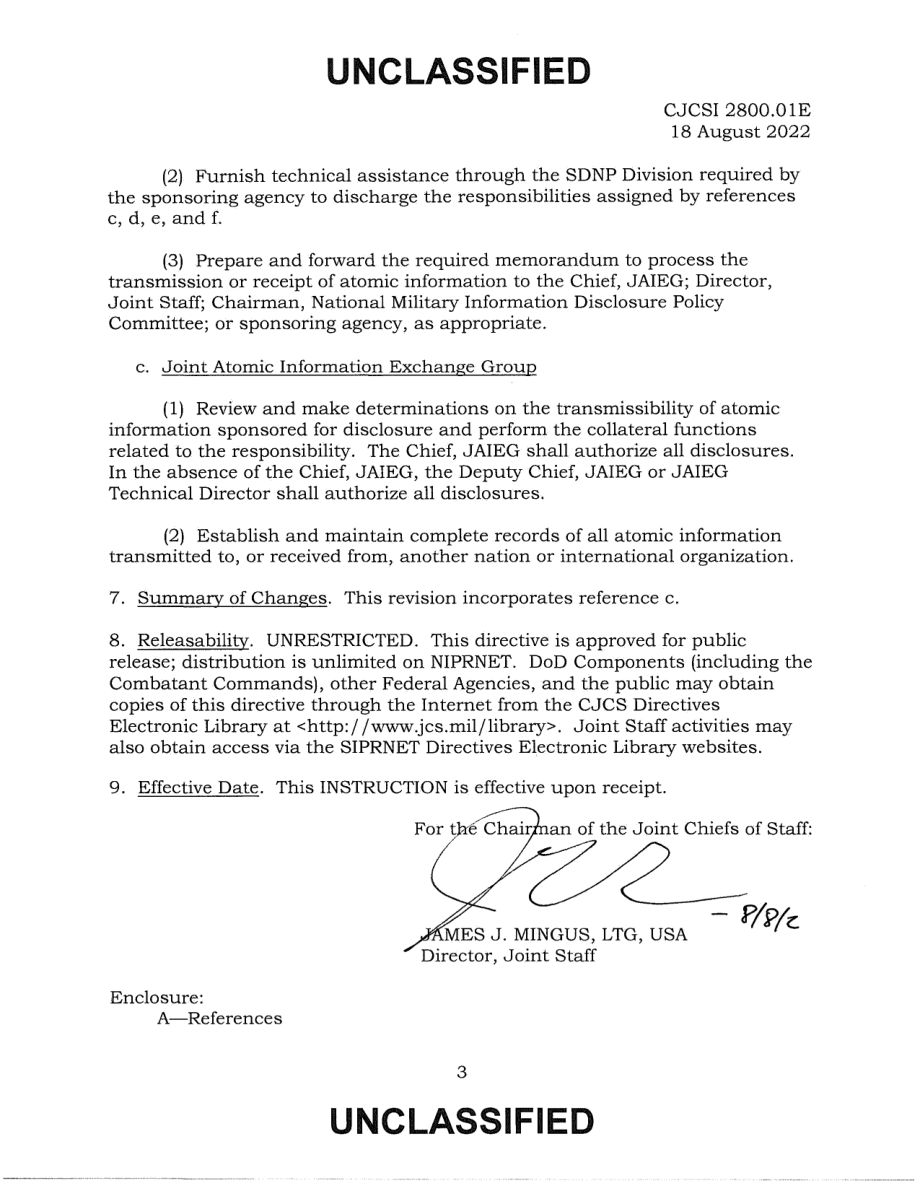 CJCSI 2800.01E 处理从另一个国家或国际组织接收或提议传输到另一个国家或国际组织的原子信息.pdf_第3页