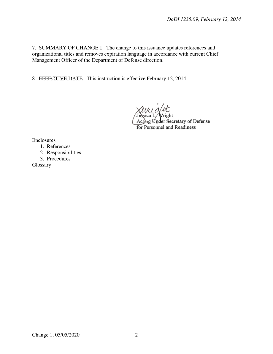 DoDI 1235.09 备用储备金的管理.pdf_第2页