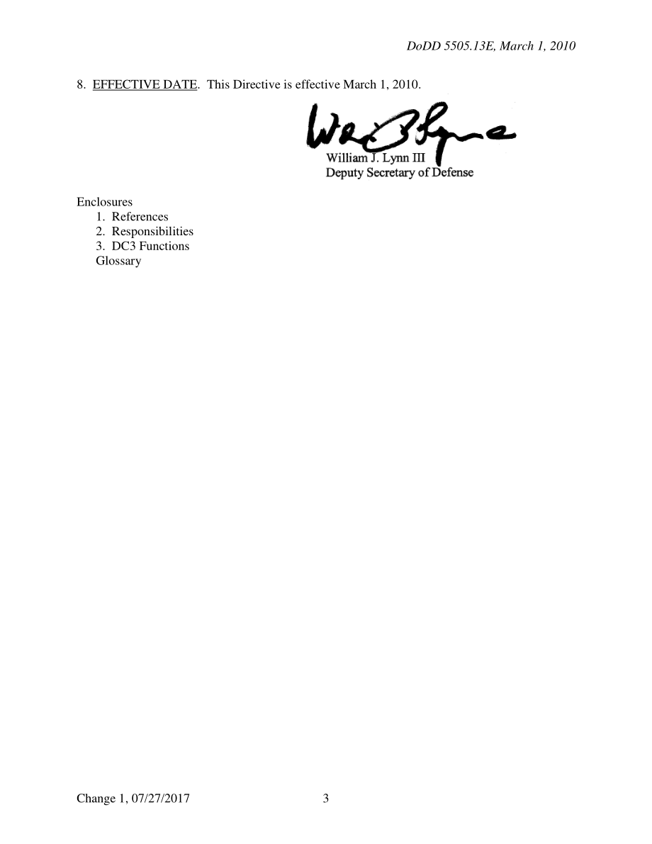 DoDD 5505.13E 国防部网络犯罪中心（DC3）的执行代理（EA）.pdf_第3页