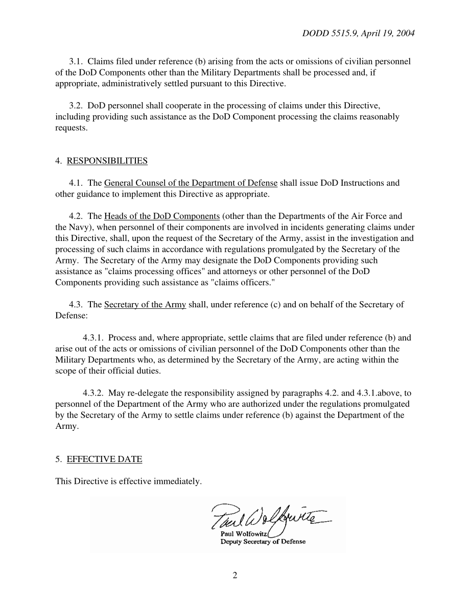 DoDD 5515.09 侵权索赔的解决.pdf_第2页