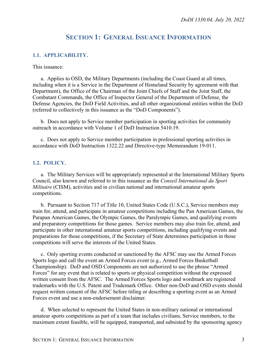 DoDI 1330.04 军事服务参与国内和国际体育活动.pdf_第3页
