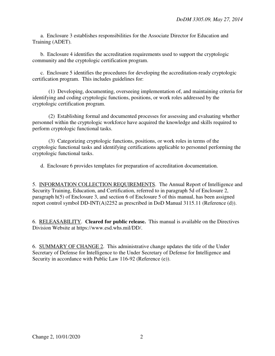 DoDM 3305.09 密码认证和认证.pdf_第2页