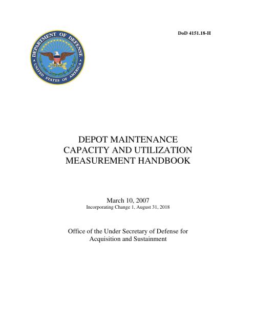 DoD 4151.18-H 仓库维护能力和利用率度量手册.pdf